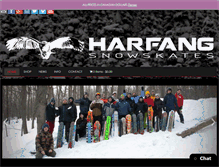 Tablet Screenshot of harfangsnowskates.com